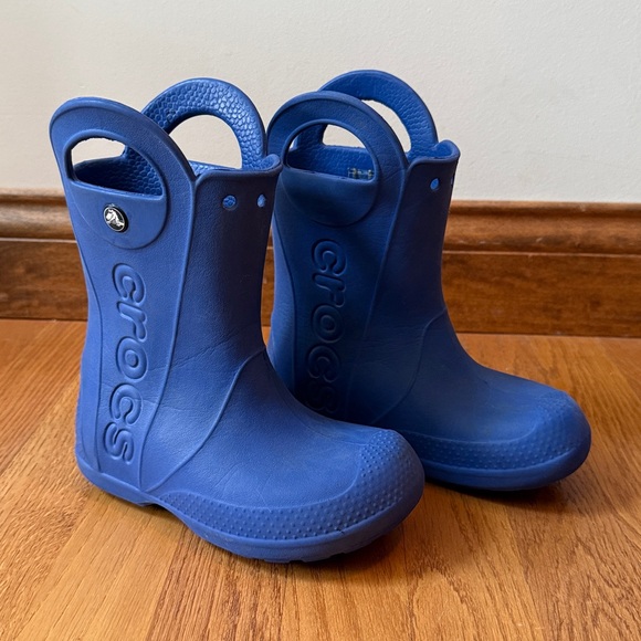 Crocs Handle it Rain Boots Blue C12 - Picture 12 of 12